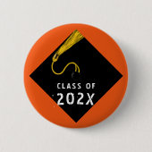 afstuderen 2023 ronde button 5,7 cm (Voorkant)