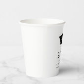 Afstuderen 2023 Script Typografie Afstudeerder Par Papieren Bekers (Rechts)