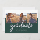 Afstuderen 2024 Fotocollage Afstudeerder Party Kaart (Voorkant)