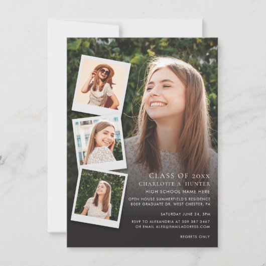 Afstuderen 2024 Fotocollage Open Huis Afstudeerder Kaart (Voorkant)