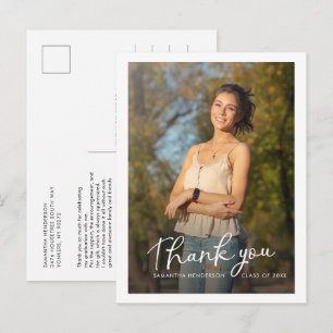 Afstuderen 2024 Fotoscript Bedankt Briefkaart