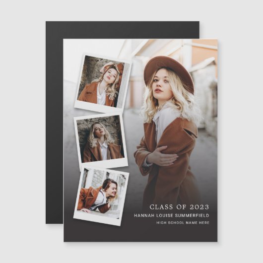 Afstuderen 2024 Multi Photo Afstudeerder Aankondig (Voorkant / Achterkant)