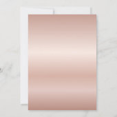 Afstuderen 2024 Roos Gold Drip Afstudeerder Party Kaart (Achterkant)