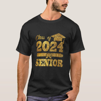 Afstuderen 2024 S van de 2024-hogere school T-shirt