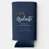 Afstuderen 2024 Script Navy Blue Custom (Achterkant)