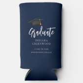 Afstuderen 2024 Script Navy Blue Custom (Voorkant)