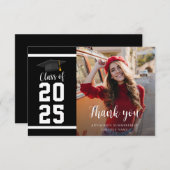 Afstuderen 2025 Afstudeerder Foto Dank U Kaart (Voorkant / Achterkant)