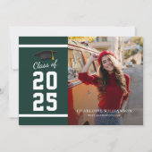 Afstuderen 2025 Afstudeerder Foto Groen en Wit Aankondiging (Voorkant)