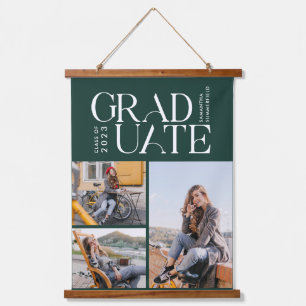 Afstuderen 2025 Afstudeerder Fotocollage Keepsake Hangend Wandkleed