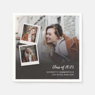Afstuderen 2025 Afstudeerder Foto's Party Paper Servet