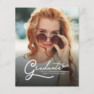 Afstuderen 2025 Afstudeerder Foto's Uitnodiging