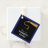 Afstuderen 2025 Blauwe Partij Bedankjes Labels (In situ)