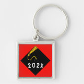 Afstuderen 2025 cadeau sleutelhanger (Voorkant)