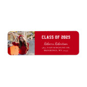 Afstuderen 2025 Class Photo Script Retouradres Etiket (Voorkant)