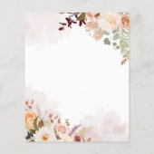 Afstuderen 2025 Floral Afstudeerder Party Uitnodig (Achterkant)