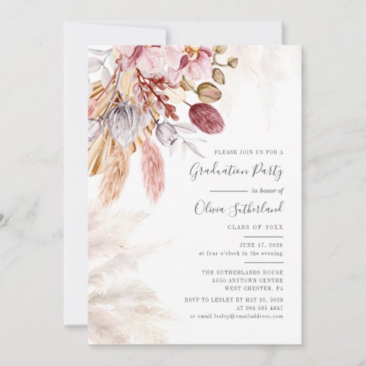 Afstuderen 2025 Foto Afstudeerder Uitnodiging (Voorkant)