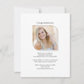 Afstuderen 2025 foto afstudeerfeest kaart (Achterkant)