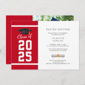 Afstuderen 2025 Foto Minimalistisch Afstudeerder P Kaart (Voorkant / Achterkant)