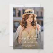 Afstuderen 2025 Foto Opslaan van de Datum Aankondi (Voorkant)