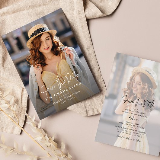 Afstuderen 2025 Foto Opslaan van de Datum Aankondi