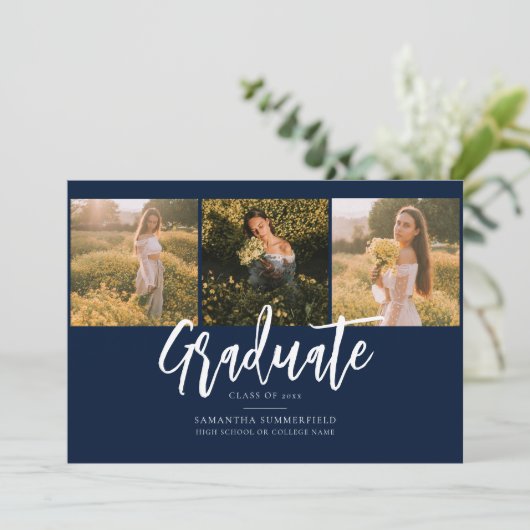 Afstuderen 2025 Fotocollage aankondiging (Staand voorkant)