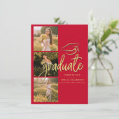 Afstuderen 2025 Fotocollage Afstudeerder Aankondig (Staand voorkant)