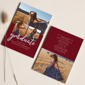 Afstuderen 2025 Fotocollage Afstuderen Aankondiging