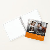 Afstuderen 2025 Fotocollage Party Gast Notitieboek (Binnen)