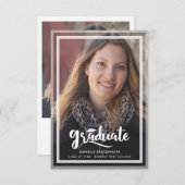 Afstuderen 2025 Foto's Script Aankondiging (Voorkant / Achterkant)