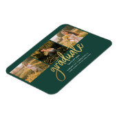 Afstuderen 2025 Foto's Script Green Aankondiging Magneet (Linkerzijde)