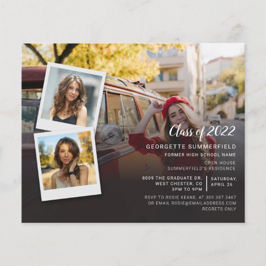 Afstuderen 2025 Foto's Uitnodiging (Voorkant)