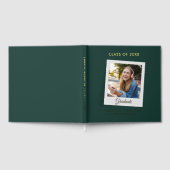 Afstuderen 2025 Fotoscript Afstudeerder Party Gold Gastenboek (Volledig)