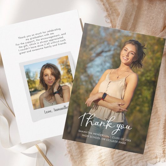 Afstuderen 2025-fotoscript Afstuderen Bedankkaart