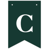 Afstuderen 2025 Gefeliciteerd Afstudeerder Groen Vlaggetjes (Tweede vlag)