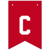 Afstuderen 2025 Gefeliciteerd Afstudeerder Rood Wi Vlaggetjes (Tweede vlag)