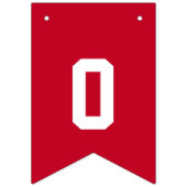 Afstuderen 2025 Gefeliciteerd Afstudeerder Rood Wi Vlaggetjes (Derde vlag)