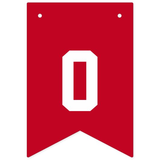 Afstuderen 2025 Gefeliciteerd Afstudeerder Rood Wi Vlaggetjes (Derde vlag)