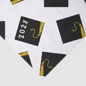 Afstuderen 2025 Geschenkpapier Tissuepapier (Detail)