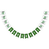 Afstuderen 2025 Groen en Zwart Vlaggetjes (Alle)