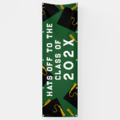 Afstuderen 2025 Groen Spandoek (Verticaal)