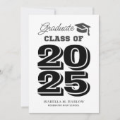 Afstuderen 2025 High School Afstuderen Kaart (Voorkant)
