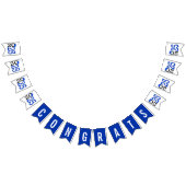 Afstuderen 2025 in blauw en zwart vlaggetjes (Alle)