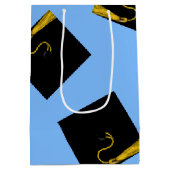 Afstuderen 2025 Medium Gift Bag Medium Cadeauzakje (Achterkant)