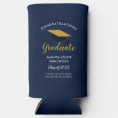 Afstuderen 2025 Navy Blue Afstudeerder Party (Voorkant)