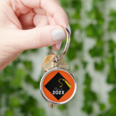 Afstuderen 2025 Oranje aandenken Sleutelhanger (Hand)