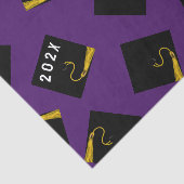 Afstuderen 2025 Paarse Tissuepapier (Detail)