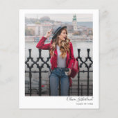 Afstuderen 2025 Pampas Grass Fotouitnodiging (Achterkant)