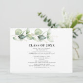 Afstuderen 2025 Partij Moderne Eucalyptus Kaart (Staand voorkant)