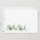 Afstuderen 2025 Partij Moderne Eucalyptus Kaart (Achterkant)