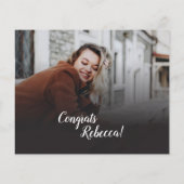 Afstuderen 2025 Party Open Huis Fotouitnodiging (Achterkant)